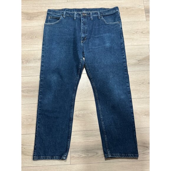 Wrangler Mens Premium Quality Denim Blue Jeans 1096FXVMF Size 44x30 - Picture 1 of 5